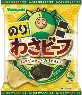 ポテトチップス　のりわさビーフ