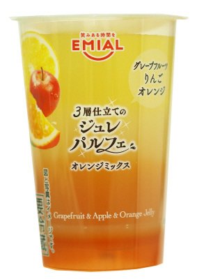３層仕立てのジュレパルフェ　オレンジミックス