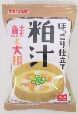 粕汁　鮭と大根