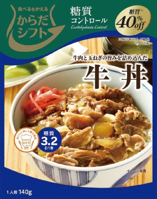糖質コントロール　牛丼