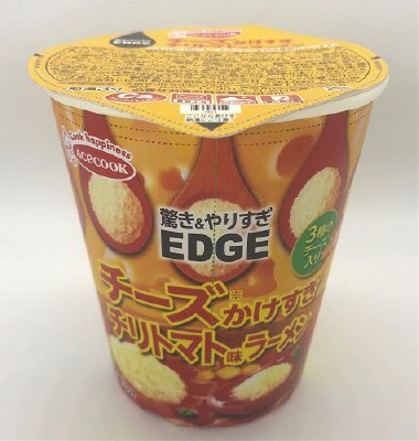 タテ型　ＥＤＧＥ　チーズかけすぎチリトマト味ラーメン