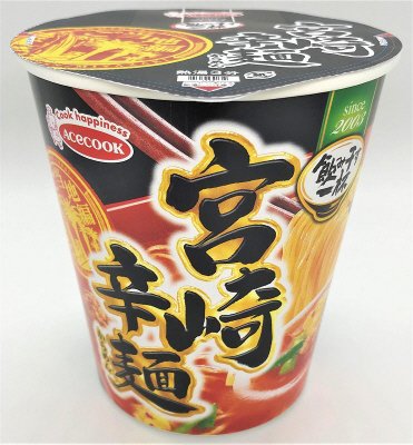 タテ型　飲み干す一杯　宮崎辛麺