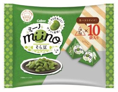 ｍｉｉｎｏそら豆三角パックしお味