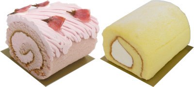 さくら満開モンブランロール&豆乳ロール
