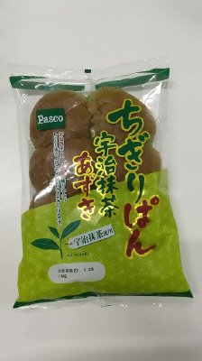 ちぎりぱん　宇治抹茶あずき