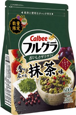 フルグラ香り広がる抹茶味