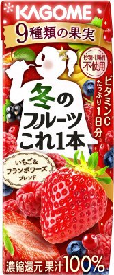 冬のフルーツこれ一本いちご＆フランボワーズブレンド
