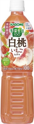 野菜生活１００白桃＆いちごミックス
