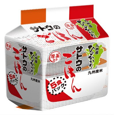 サトウのごはん　ひのひかり　５食パック