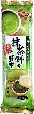 抹茶餅入り最中