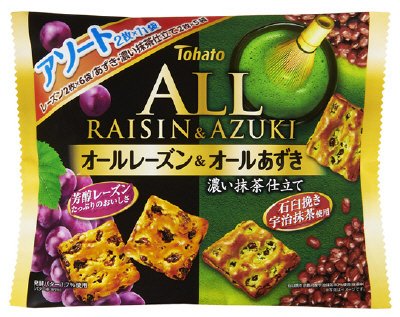 ファミリーサイズオールアソート レーズン＆あずき 濃い抹茶仕立て