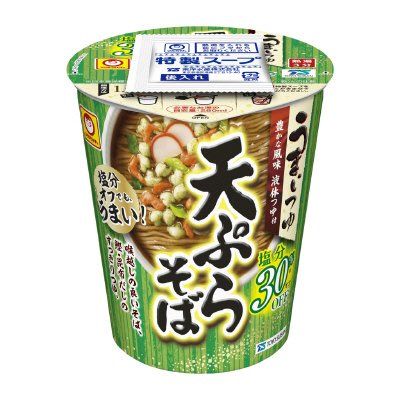 うまいつゆ　塩分オフ　天ぷらそば