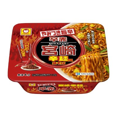 やみつき旨辛　辛赤　宮崎辛麺風焼そば