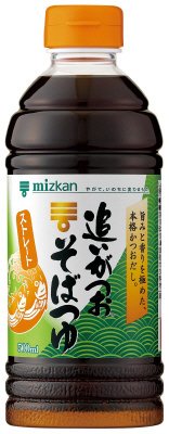 ミツカン　追いがつおそばつゆストレート
