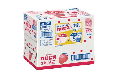 「カルピス（Ｒ）完熟いちご」