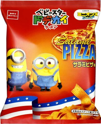 ベビースタードデカイラーメンミニオンズサラミピザ味