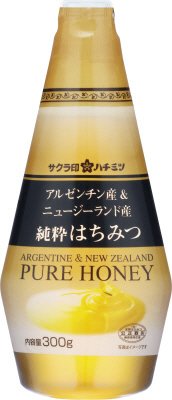 サクラ印アルゼンチン産＆ニュージーランド産純粋はちみつ　300ｇ