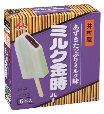 ＢＯＸミルク金時バー
