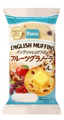 イングリッシュマフィンフルーツグラノーラ