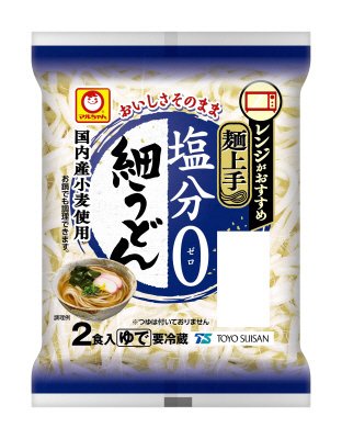 麺上手　塩分０細うどん　２食入