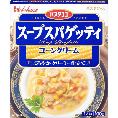 パスタココ　パスタソース　スープスパゲッティ　コーンクリーム