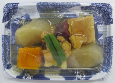 ごろっと野菜と絹揚げの鶏だしあん