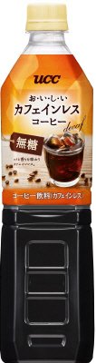 UCC おいしいカフェインレスコーヒー 無糖 PET 930ml