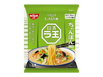 日清ラ王　ちゃんぽん　鍋の〆ラ王パッケージ 個食