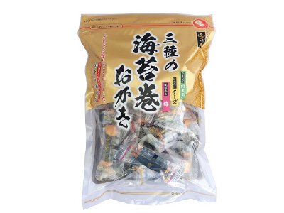 ８２ｇ三種の海苔巻おかき