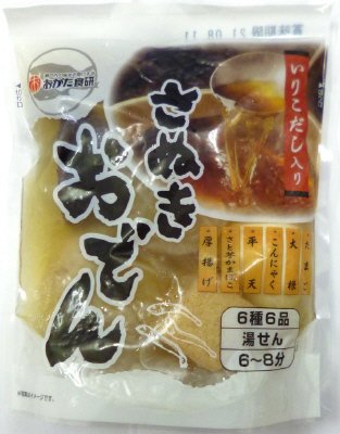いりこだし入りさぬきおでん６種６品１人前