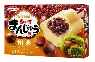 あいすまんじゅう和栗