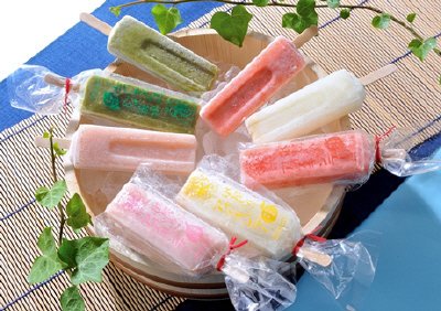 氷屋さんのアイスキャンデー