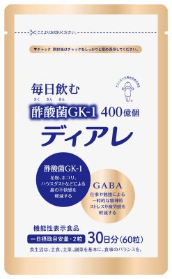 毎日飲む酢酸菌GK-１　４００億個　ディアレ