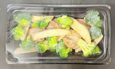 レンジ調理　チキンとポテトのペッパーオイル和え