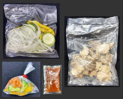 国産牛すじと彩り野菜のトマト煮込み風