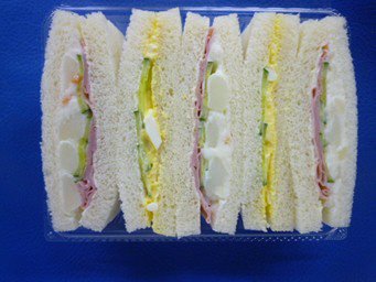 ハムとポテトサラダのサンド