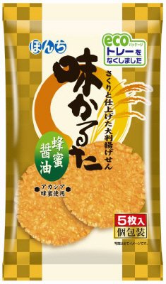 ５枚味かるた蜂蜜醤油