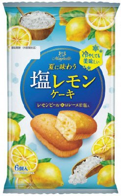 夏に味わう塩レモンケーキ