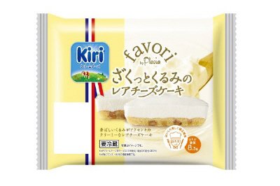 ざくっとくるみのレアチーズケーキ