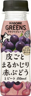 ＧＲＥＥＮＳ皮ごとまるかじり赤ぶどうとビートＢｌｅｎｄ