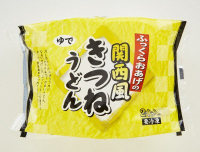 ふっくらおあげの関西風きつねうどん