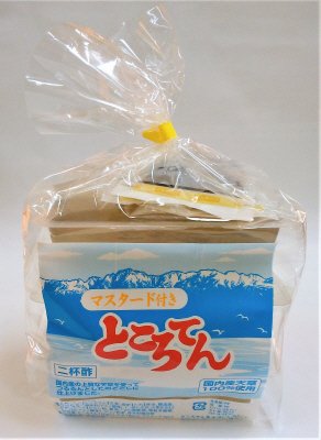 ところてん　二杯酢　マスタード付