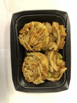２種のかき揚げ盛り合せ（海鮮､根菜）