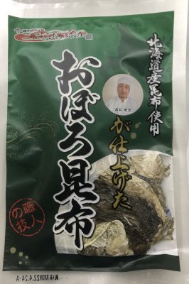 北海道産昆布使用　職人が仕上げたおぼろ昆布