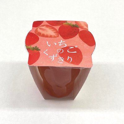 いちごのくずきり