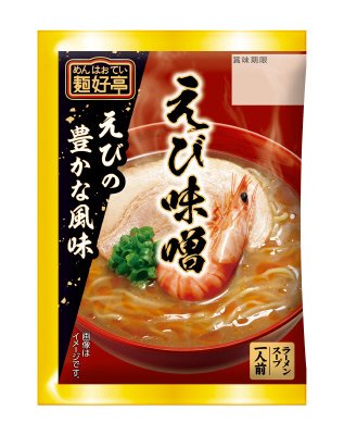 麺好亭　えび味噌スープ