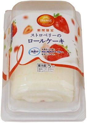 ストロベリーのロールケーキ