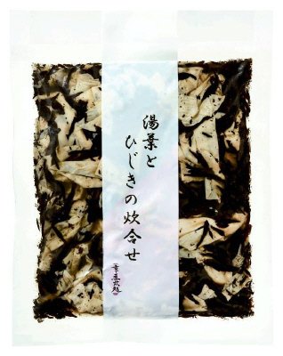 湯葉とひじきの炊合せ