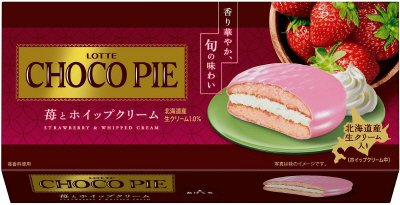 チョコパイ＜苺とホイップクリーム＞