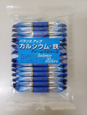 カルシウム＋鉄　ウエハース